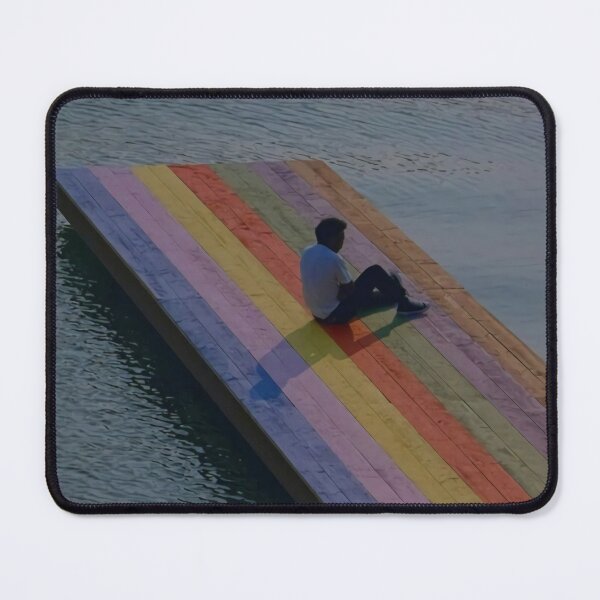 This is beach yoga, baby' Mouse Pad